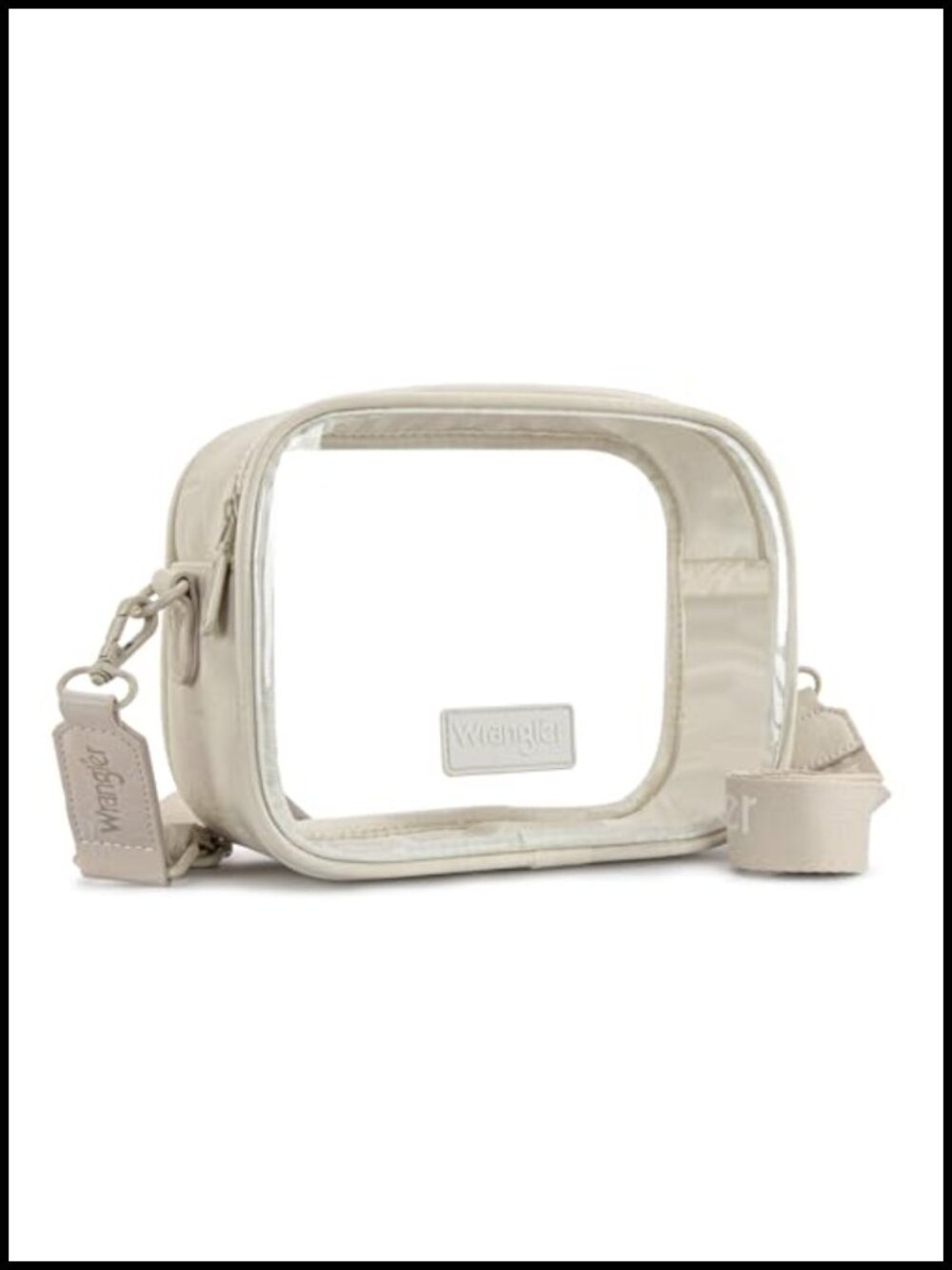 Clear Crossbody Bag Stadium Approved PVC Purse for Concerts Sports Events